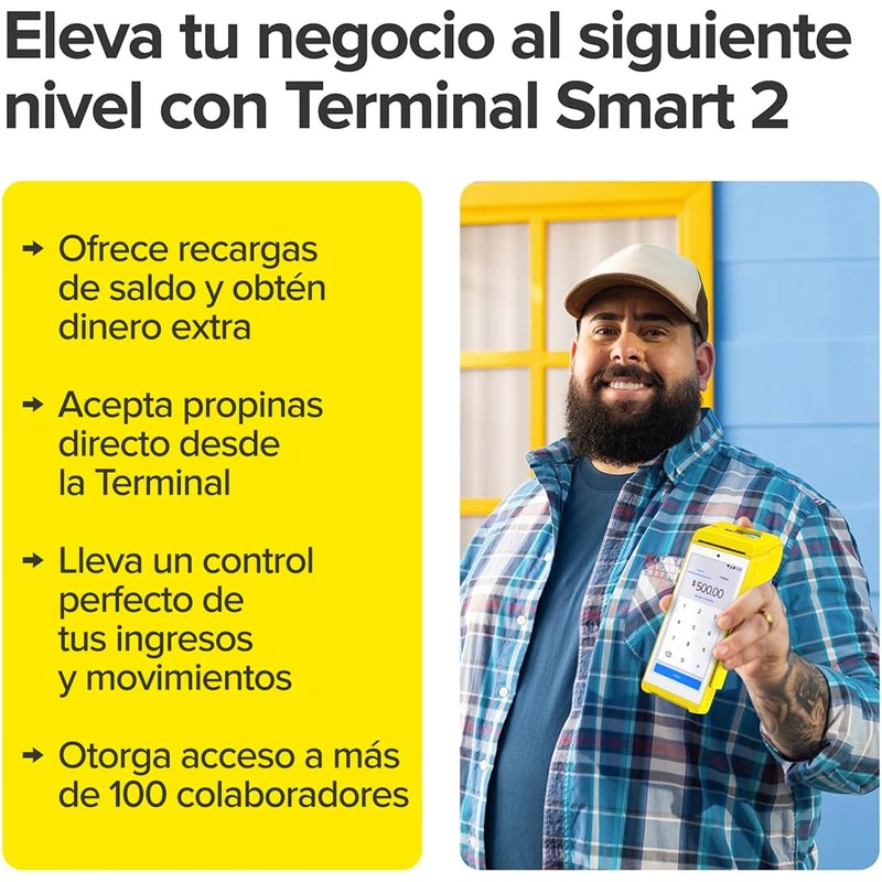 MERCADO PAGO POINT Smart 2, Terminal para Tarjetas con Internet