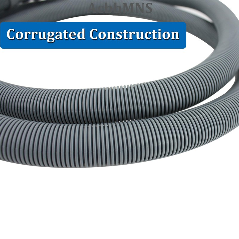 AcbbMNS 6.56 Feet (2M) Washing Machine Drain Hose Extension Kit,