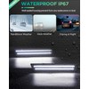 PWOBVZ Dynamic White LED Side Marker Lights Compatible for Dodge