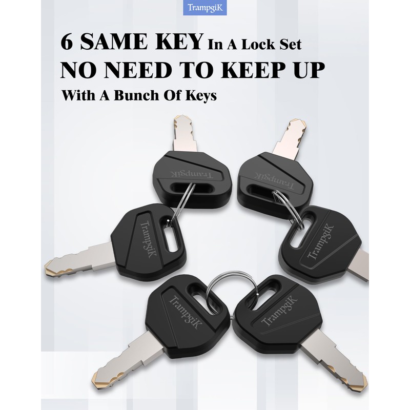 Engineering Plastic Camper Door Lock, RV Door Lock Replacement, Fit