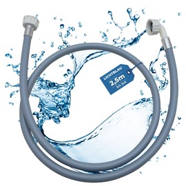 Lichtblau Inlet Hose Washing Machine Dishwasher 2955 Connection Size 2.5 m I 3/4 Inch Angle/Straight Including Seal I Water Inlet Hose Universal Manufacturers Independent