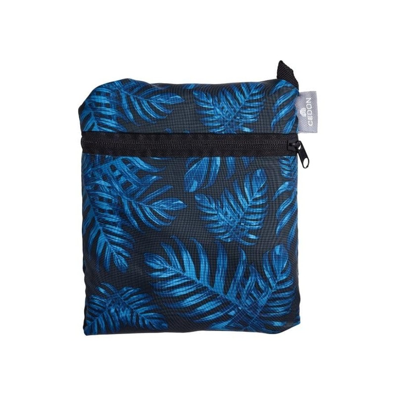 Easy Travel Bag Philodendron, blue, Modern