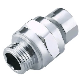 Shower Head Ball Joint, Brass Swivel Adapter, Joint Piece Shower Head, G 1/2 Shower Angle Adapter, Ball Joint for Rain Shower, Shower Head, Suitable for Connecting Shower Heads, Polished Chrome