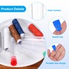 PATIKIL 0.6x2.4" Plastic Sewing Needle Storage Holder, 10 Pcs Portable
