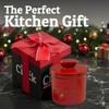 PriorityChef Butter Crock with Lid with Water Line, Ceramic French