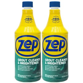 Zep Grout Cleaner and Brightener - 32 oz (Case of 2) - ZU104632 - Deep Cleaning Formula Removes Old Stains from Grout