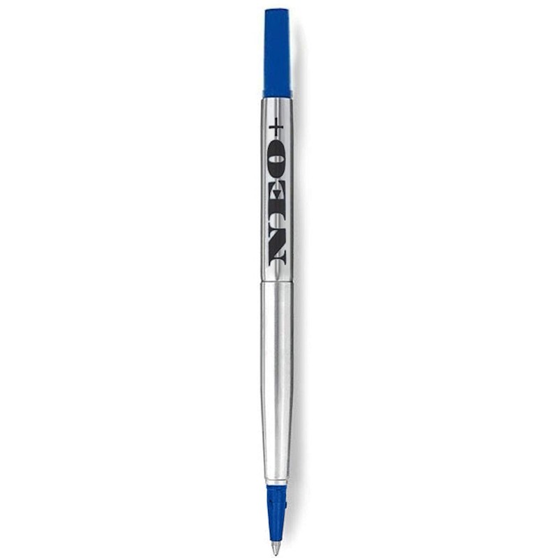 5 x Blue Quink Rollerball Pen Refills Medium - Parker