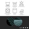 LINUM Plain Pack of 4 Placemats for Dining Table 35