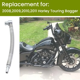 Fuel Line Stainless Fit for Harley Touring Bagger 2008-2011