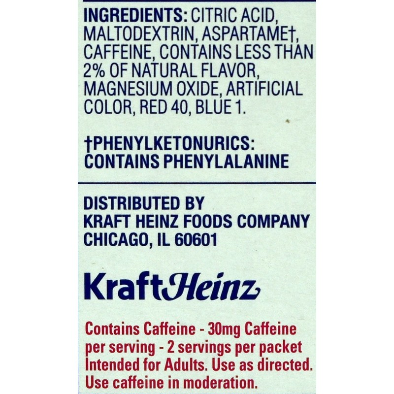 Crystal Light On The Go Grape With Caffeine Drink Mix,