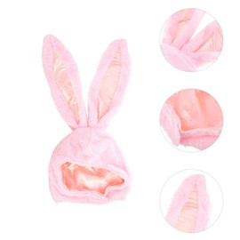 Mobestech Adorable Rabbit Ear Headgear Hat for Parties Funny Cosplay Performance Prop Cute Rabbit Ear Costume Accessory for Boys and Girls and Adults for Photo Props