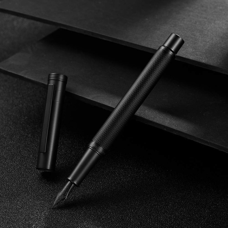 Kurokimori Fountain Pen,Extra Fine Point, Metal Gift Box, Hongdian