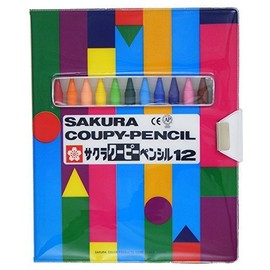 サクラクレパス クーピーペンシル12色(ソフトケース入) FY12R1 00051043 【まとめ買い3個セット】