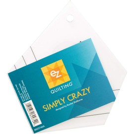 Simplicity EZ Quilting Simply Crazy Template,White,14.48 x 13.72 x 0.25 cm; 47.4 Grams