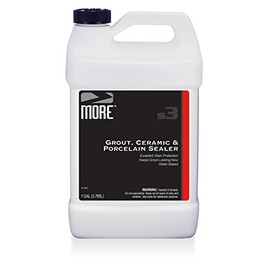 MORE Grout, Ceramic & Porcelain Sealer - Water Based Formula for StainProtection [Gallon / 128 oz]