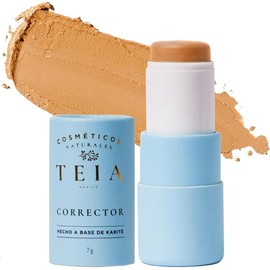 TEIA COSMETICOS, corrector de ojeras en barra hidratante de ingredientes naturales 7g (Tono medio)