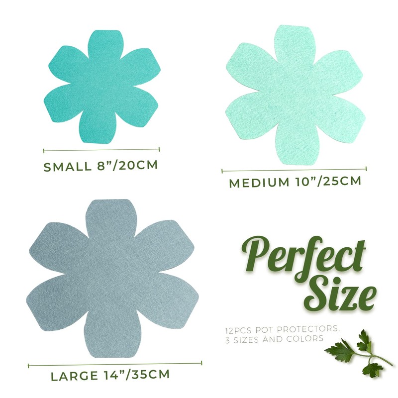 Prefdo Pan Protectors, Larger Thicker Felt Pot Protector Pan Separator