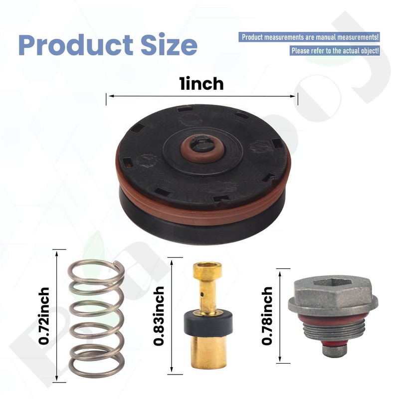 N008792 Air Compressor Regulator Repair Kit - by Braveboy, Compatible