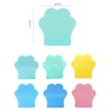 Transparent Sticky Notes, Translucent Film (Set of 6 Colors), See-through,
