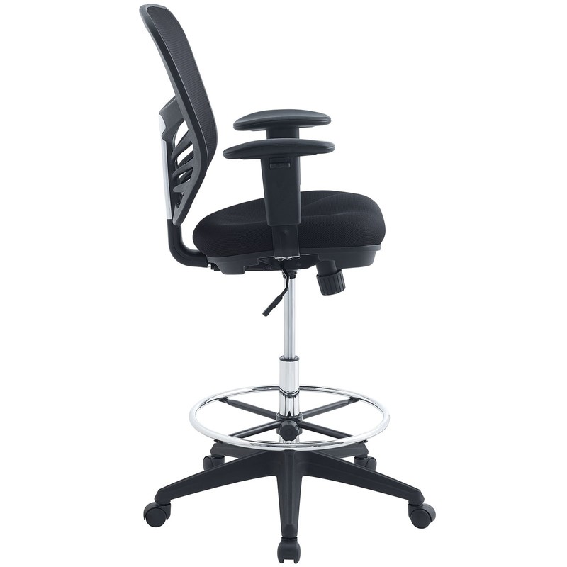 Modway Articulate Drafting Chair - Reception Desk Chair - Drafting