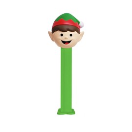 PEZ Elf Candy Dispenser: Christmas Elf With 2 Refill Rolls of Pez Candy | Christmas Stocking Stuffer | Christmas Party Favor