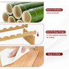 VASMIA Bamboo Stackable Wine Rack,72 Bottles Wine Rack Freestanding Floor,No