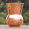 Hammered Copper Tumbler, LACQUERED-FREE, UNLINED and UNCOATED - 400 Ml,
