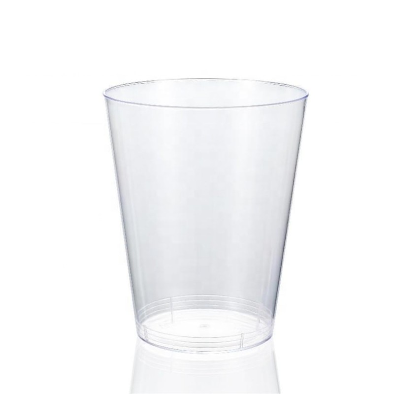 PARENCE.- Set di 15 bicchieri di plastica riutilizzabili da 500