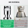 SAMODRA Kitchen Sink Soap Dispenser,Lotion Dispenser,ABS Dispenser Chrome Built-in Pump
