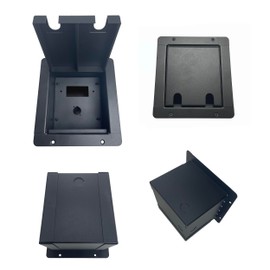 PROCRAFT FPMU-1DEC1X-BK Recessed Stage Pocket/Floor Box 1 Decora + 1 D Punch