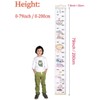 JJGoo Baby Growth Chart Hanging Ruler Wall Decor, Wood Frame