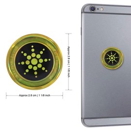 Strahlenschutz Handy Aufkleber,6 Stück EMF Schutz Abschirmung Strahlung,EMF Blocker Strahlungsblocker,Handy Strahlung Abschirmung Sticker Für Mobile Smartphones,Tablet,Laptop, Elektronische Produkte