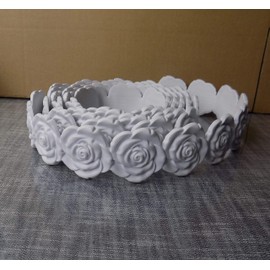 3D Zhangbl Flexible Crown Molding Overdoor Window Wall Furniture Decorative 2.1 inch (5.4cm) Width x 0.35" Thickness (2.1" x 115")