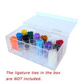 J&J Ortho Orthodontic Ligature Tie Stick Holder Storage Box Acrylic Clear Organizer