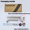 RANDOM Brass P Trap Bathroom Sink U-Shape 1-1/4 inch Sink