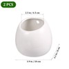 WINOMO 2 pieces ceramic wall flower pots, hanging planter, flower