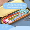 48Pcs Plastic Large Eye Sewing Needles Set,15PCS Large-Eye Blunt Needles,Yarn
