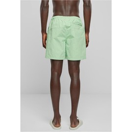Urban Classics Men's Swimming Trunks Block Swim Shorts Swimming Trunks for Men Quick Dry Available in Many Colours Sizes XS-5XL, Vintage Green