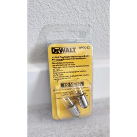 DeWalt Flashlight Replacement Bulbs 12 volts dw9043