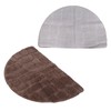 Half Round Shape Super Absorbs Non Slip Floor Mat for
