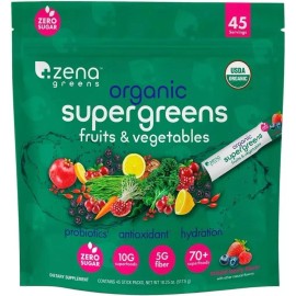 Zena greens Organics Supergreens, 3.65 Ounce