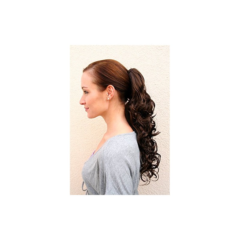 WIG ME UP - C128-6(126) Hair Piece Curly Long Brunette