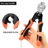 QWORK® Bolt Cutter 220mm Cr-V Small Bolt Cutter with Non-Slip