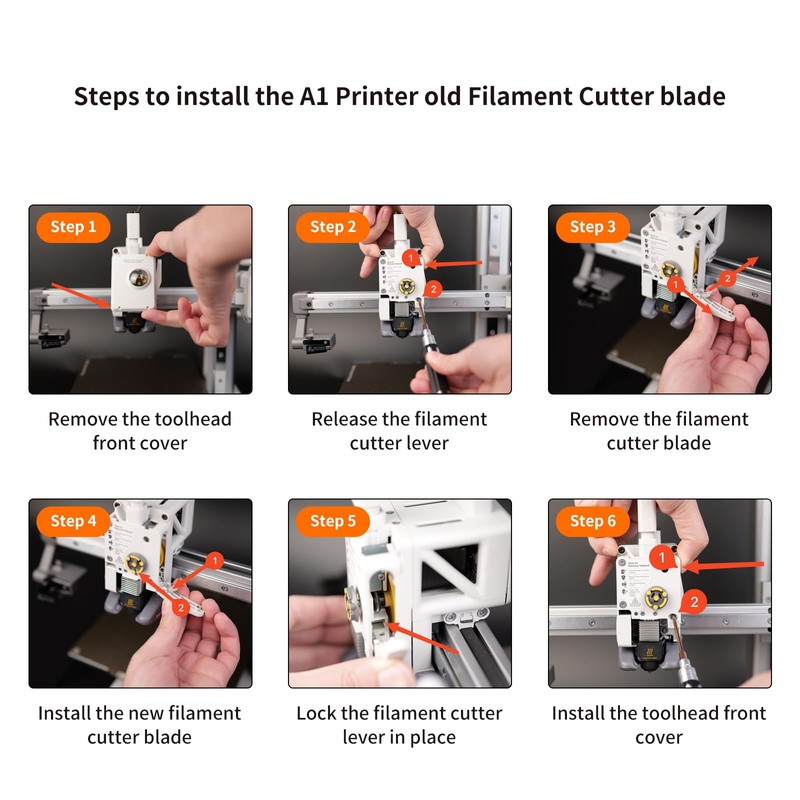 BCZAMD 3D Printer Accessories for P1P X1C A1: 9 Pieces