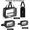 3 Piezas Bolsa de Maquillaje Impermeable, Neceser de Viaje Gran