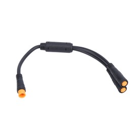 Waterproof Y Splitter 1T2 Cable with 3 Pin Connector for BAFANG BBS01/BBS02/BBSHD Shift Sensor Brake