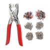 200 Sets Metal Snaps Buttons with Fastener Plier Snaps Buttons