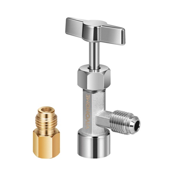 VIVOHOME R134a Self Sealing Can Tap Opener for R134a Refrigerant
