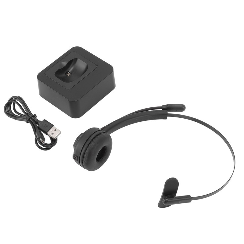 Call Center Headset Noise Cancelling Comfortable Adjustable Bluetooth Headset with