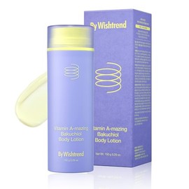 BY WISHTREND Vitamin A-mazing Bakuchiol Body Lotion 150g, Korean body lotion, skin bumps, chicken skin, hyperpigmentation, dull wrinkles, pore care...